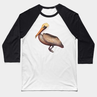 Cozy Pelican Baseball T-Shirt